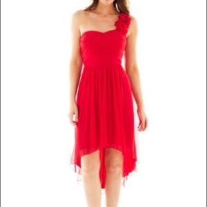 One Shoulder High-Low Dress
